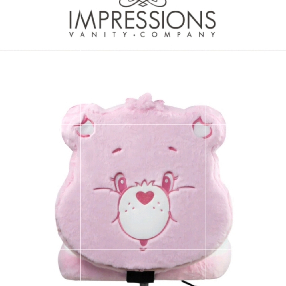 Impressions Pink Bear Vanity Chair Top Only Wheel Base Will Have To Be Separate